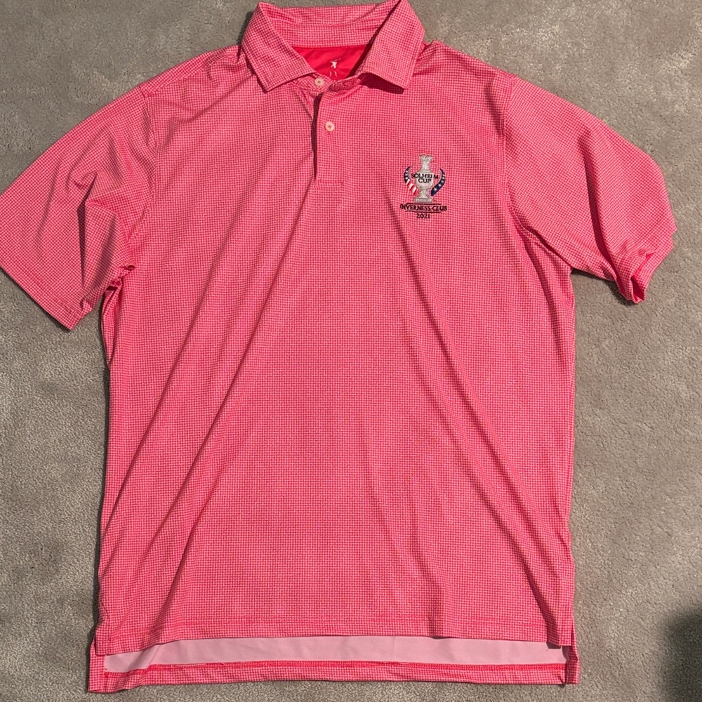Fairway and Greene Pink Polo Golf Shirt from Inverness Club Solheim Cup 2021